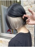 池袋デザインカラーインナーカラーイヤリングカラーハイライト
