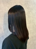 ポリマン 西新井(poliment)&nbsp;顔まわりレイヤー×梅雨の湿気にも強い髪質改善ストレート