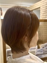 ハピネスフィール 宇治店(Happiness FEEL)&nbsp;ミセス耳掛け丸みショートくびれショートボブ