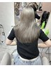 ケアブリーチダブルカラー＋クイックトリートメント ￥15400→