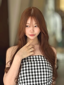 ディオ アンド ルーチェ(Dio&Luce) シースルーバング×韓国風レイヤーロング