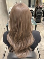 エノア 青山(ENORE) ミルクティベージュ×ケアブリーチ透明感ハイトーンカラー