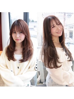 イロ ジェイアール JR奈良店(IRO)の写真/カット+カラー!透明感のある艶カラーでダメージレスに◎