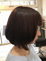 ブギー バイ シェイク 本厚木店(Boogie by shake)&nbsp;【ツヤ感ショートボブ】うる艶ラズベリー☆無造作ショートボブ