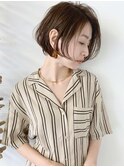 横顔美人☆大人ショートボブ