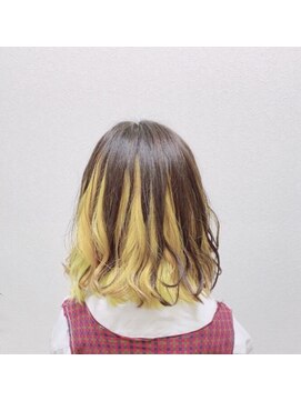 ララ(LALA) イエロー×インナーカラー