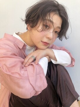 マグサロンギャラリー(Mag salon gallery) 20代30代大人可愛い小顔ショート丸みボブウルフカット