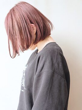 アイティー バイ アルバム 中野店(IT by ALBUM) カシスボブ_外ハネボブアッシュブラウンネオウルフ_ba278451