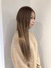 【最高級エクステ】編み込みエクステ40本+カラー+セレクトトリートメント