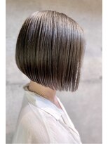 クレドガーデン 吉祥寺店(CRED GARDEN)&nbsp;大人可愛い/前下がりぱつっとボブ/透け感アッシュベージュs6