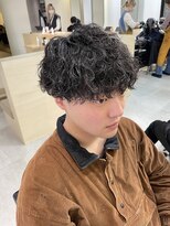 ニコフクオカヘアーメイク(NIKO Fukuoka Hair Make) 波巻きパーマ/波巻きスパイラル/福岡天神/メンズパーマ