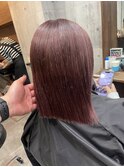 #バレイヤージュ#グレージュカラー#ボブウルフ#ココアベージュ