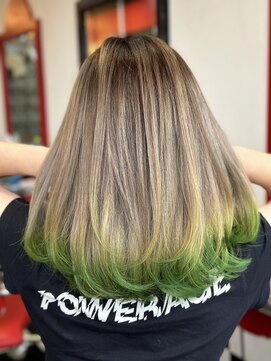 ロック フィールド グリーンラインカラーシャドールーツ