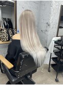 ミルクティーホワイトグラデーション