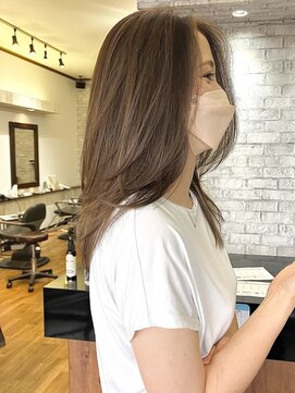 ヘアークルーズピース (hair cruise Piece) 透明感抜群☆ハイライトベージュ×レイヤースタイル♪