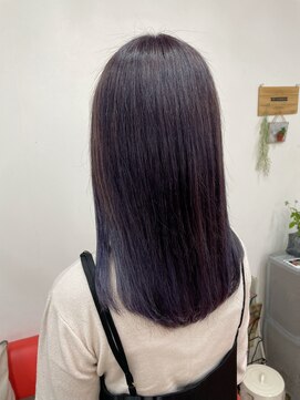 美容室サンク(CINQ) 青みパープル