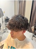 メンズ波巻きスパイラルパーマ