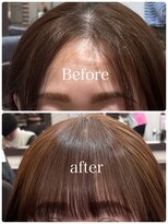 ヘアーアンドメイク ビス(HAIR&MAKE bis) あゆみが作るクロスパーマ