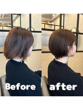 マイルームギンザ 銀座店(my room GINZA) ショートボブ/ショート/ボブ/銀座/東銀座/髪質改善/バイカルテ