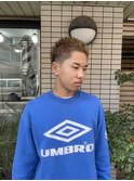スパイキーショート スキンフェード