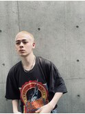 おしゃれボウズ　ハイトーン　スパイキーショート　ストリート