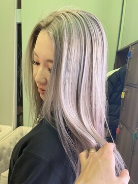 ロナ 岡崎竜美丘店(RONA) 2ブリーチホワイトグレー