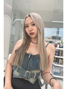 ガガ 心斎橋(GAGA) 韓国/ハイトーンカラー/ワンホンヘア/レイヤーカット/髪質改善