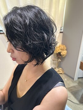 ワ ヘアー(wa-hair) ショートボブパーマ*プードルパーマ*レイヤーパーマ髪質改善秋色