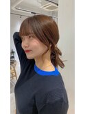 前髪こなれミディアンブレラカラーイメチェン《用賀》