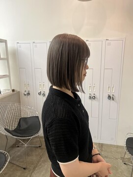 クリアーオブヘアー 池下店(clear OF HAIR) 前下がりボブ/グレージュカラー