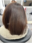 髪質改善サラサラプレミアムストレート大人ガーリー韓国ボブ横浜