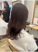 ピンクラベンダー×髪質改善トリートメント