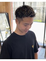 アンジェリカラボ 高田店(ANGELICA LABO)&nbsp;【ANGELICA LABO 高田店　市川誠人】メンズハイライト×ショート