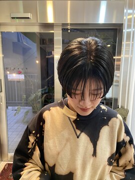 パープル(PURPLE) マッシュショート/ハンサムショート/ショートヘア