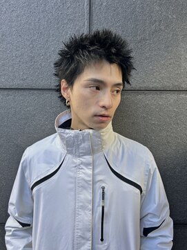 ヒュージ 表参道(huge) スパイキーショート/メンズカット/メンズサロン/眉毛/表参道
