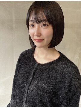 ヘアーサロンウル(hair salon ulu) (阿部)ナチュラルボブ