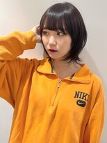 アイウィル(Ai WilL)&nbsp;ラベンダー ショートボブ レイヤー ウルフカット 暗めカラー