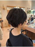 ショート×ゆるふわパーマ