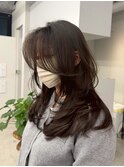 ハイライトバレイヤージュダブルカラーケアブリーチ20代30代