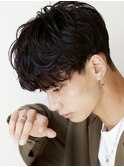 フェザーショート/メンズカット/ツーブロック/ビジネスマン