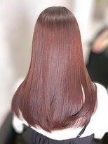 ワン バイ ジエクト(One by The Ect)&nbsp;髪質改善カラー/モーヴピンク/バーガンディ/梅田