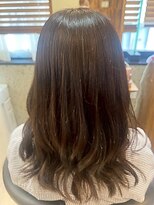 ヘアリゾート粋 トゥジュ 池袋東口店(tujuh)&nbsp;艶髪ウェーブ/ナチュラルブラウン/レイヤーカット