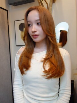 薬院　ハイトーンカラー　ブリーチカラー　レイヤーカット