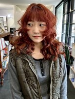 ナービス(NARVIS)&nbsp;デジタルパーマ/レイヤーカット【桑村　沙綾】