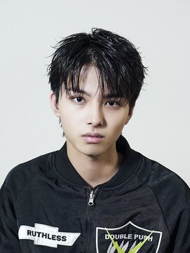 レガシー(REGASEA) アクティブショート コンマヘア メンズショート 黒髪ショート