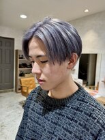 アトラクト バイ ラック 津田沼(Attract by LUCK) ラベンダーシルバー/津田沼/メンズパーマ/メンズ/メンズカット