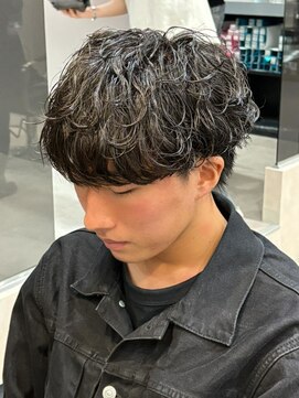 エルマーク 松山(L-MARK) 波巻きスパイラル/men's/フェザーパーマ/メンズパーマ/学割