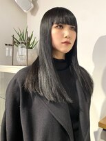 ステップボーンカットオオサカ(STEP BONE CUT OSAKA Via TICK-TOCK)&nbsp;【ステップボーンカット】黒髪艶ロング/ワイドバング