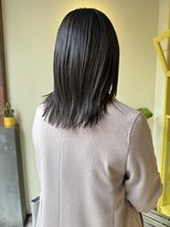 ヒントステーション(HINTSTATION)&nbsp;〈浅草 半個室〉ナチュラルストレートパーマ×グレージュ