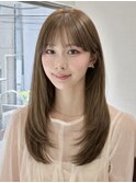 レイヤーカット ロングレイヤー 顔まわりレイヤー 韓国巻き
